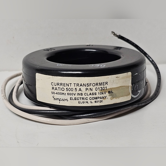 NEW Simpson Electric Company 01301 Current Transformer - Picture 1 of 4